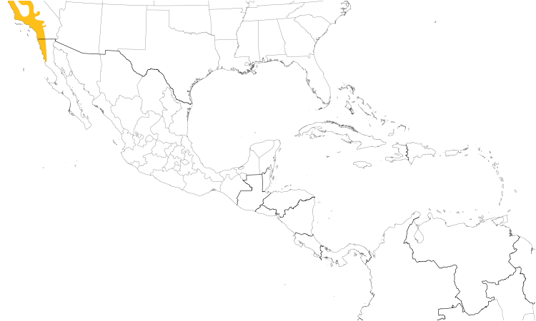 Range Map (Central): Wrentit
