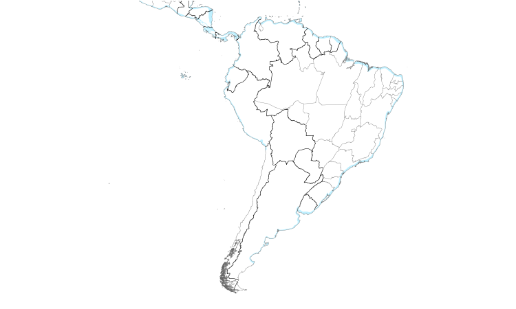 Range Map (South): Semipalmated Plover