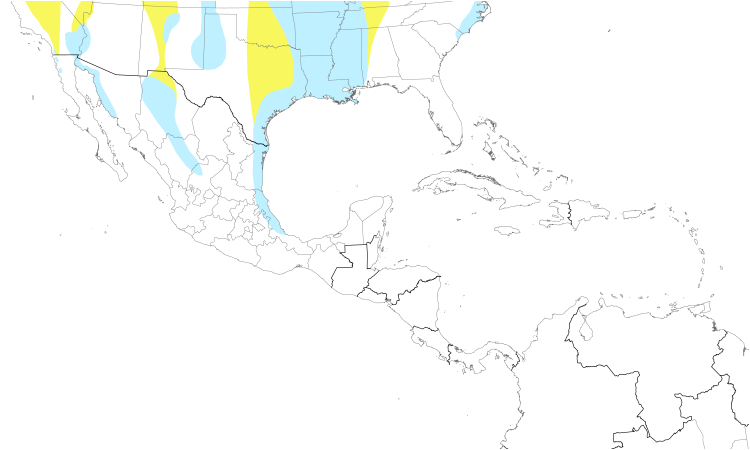 Range Map (Central): Snow Goose