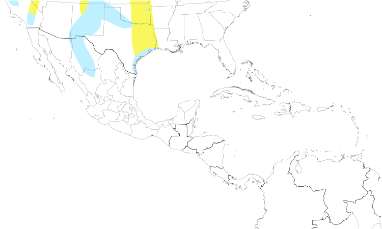Range Map (Central): Ross's Goose