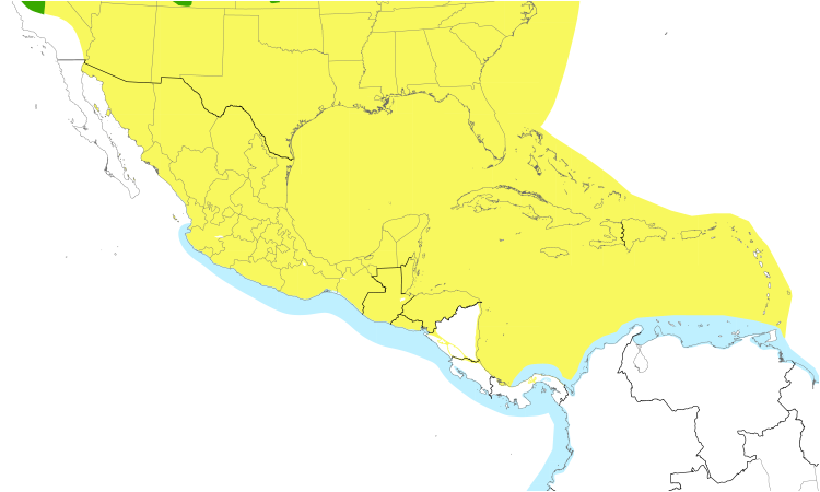 Range Map (Central): Black Tern