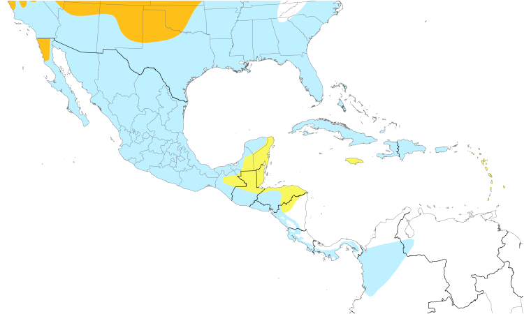 Range Map (Central): Northern Harrier