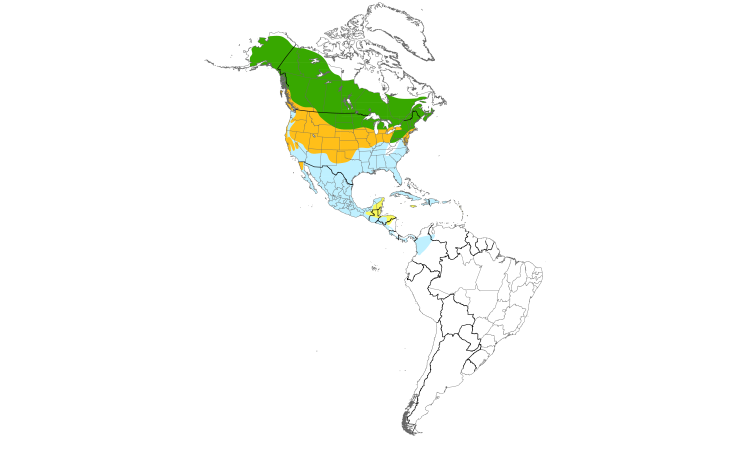Range Map (Americas): Northern Harrier
