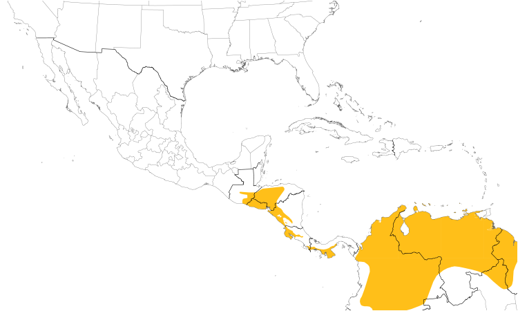 Range Map (Central): Crested Bobwhite