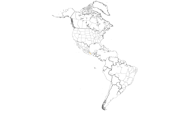 Range Map (Americas): Dwarf Jay