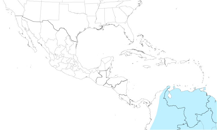 Range Map (Central): Small-billed Elaenia