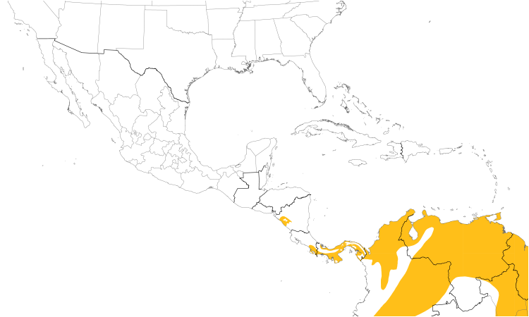 Range Map (Central): Pearl Kite