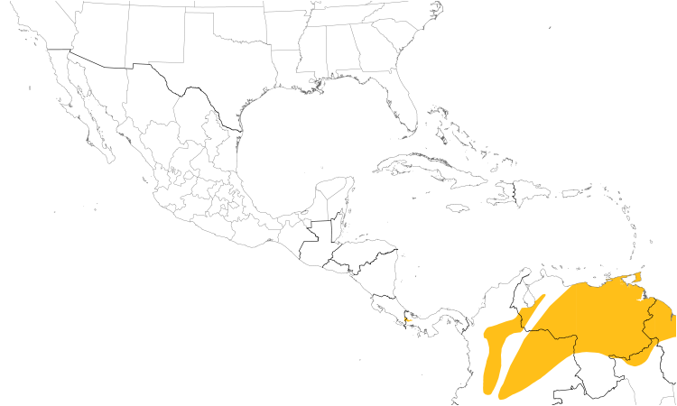 Range Map (Central): Masked Yellowthroat