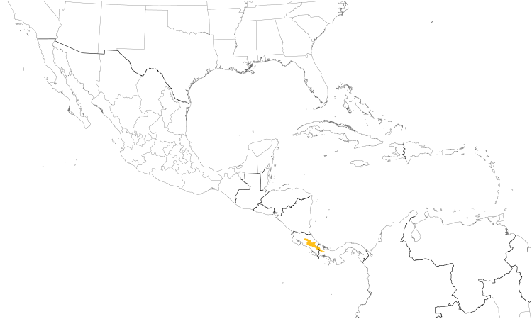 Range Map (Central): Andean Pygmy-Owl