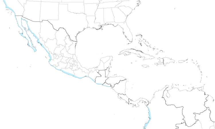 Range Map (Central): Wandering Tattler