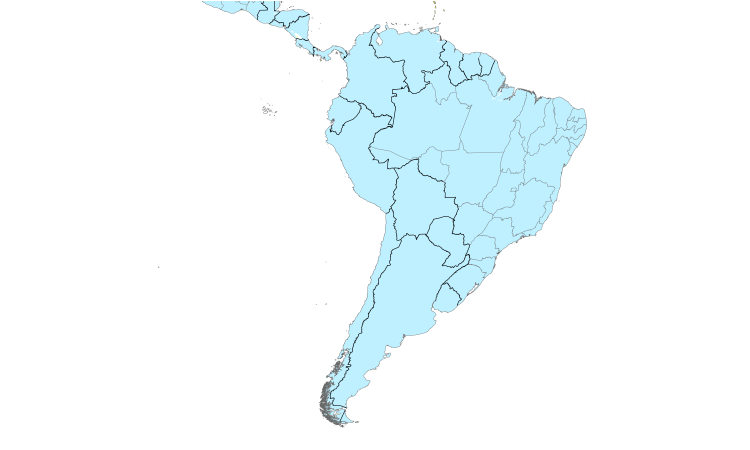 Range Map (South): Barn Swallow