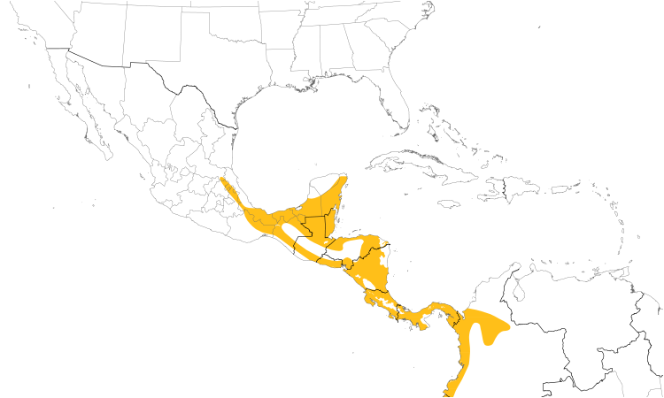 Range Map (Central): Lesser Greenlet