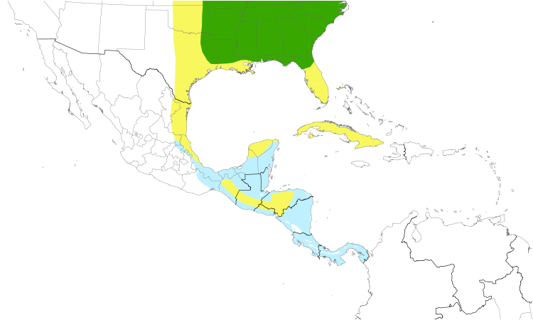 Range Map (Central): Wood Thrush