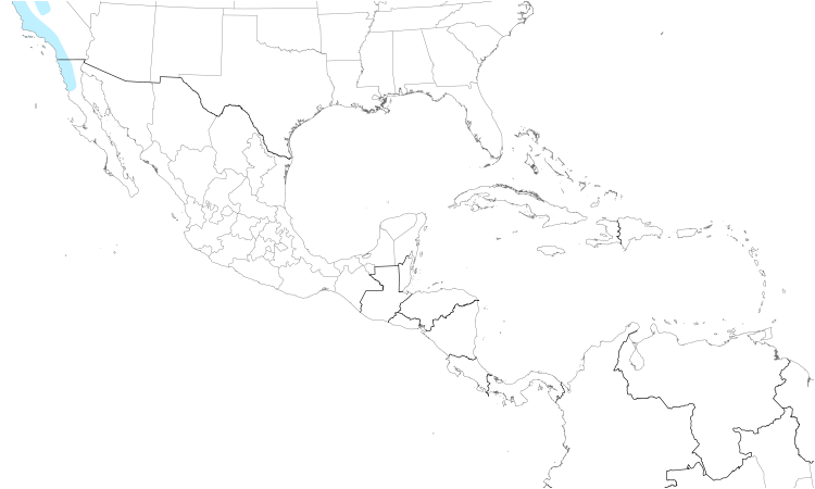 Range Map (Central): Varied Thrush