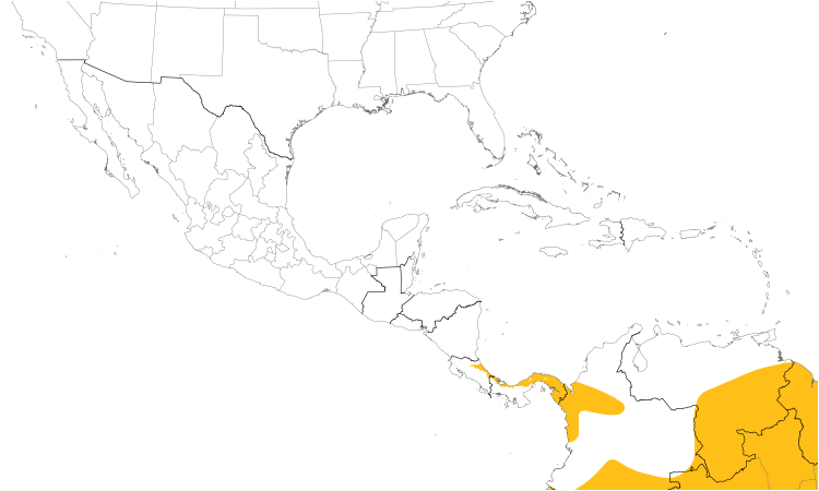 Range Map (Central): Great Jacamar