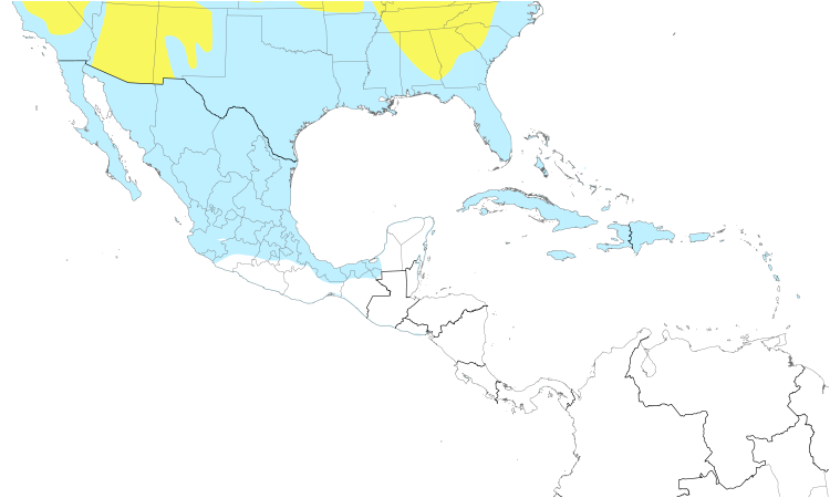 Range Map (Central): Ring-billed Gull