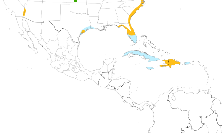 Range Map (Central): Black Rail