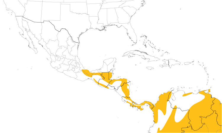 Range Map (Central): White Hawk