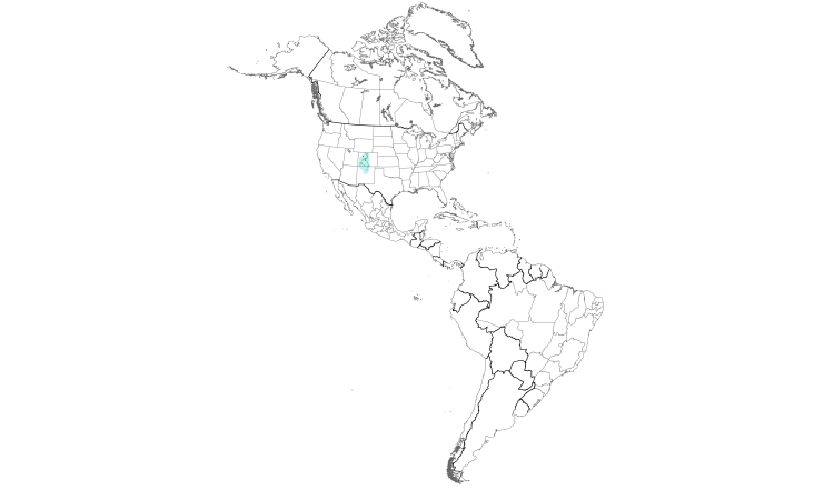 Range Map (Americas): Brown-capped Rosy-Finch