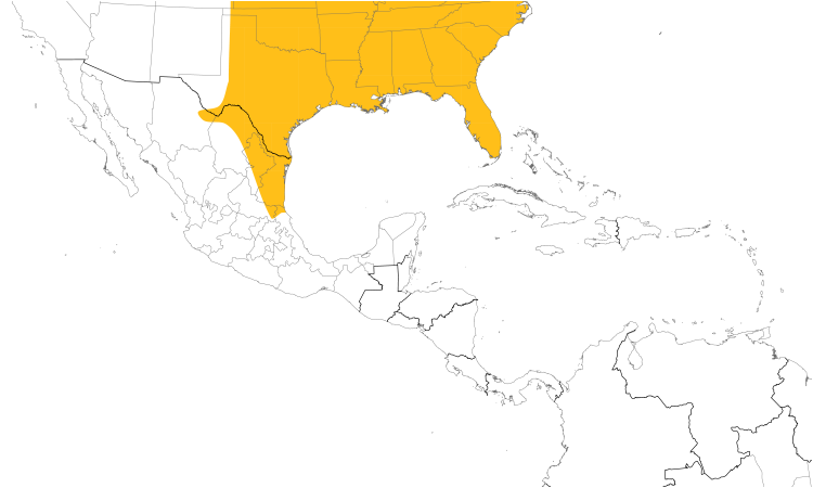Range Map (Central): Eastern Screech-Owl