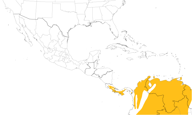 Range Map (Central): Tropical Screech-Owl