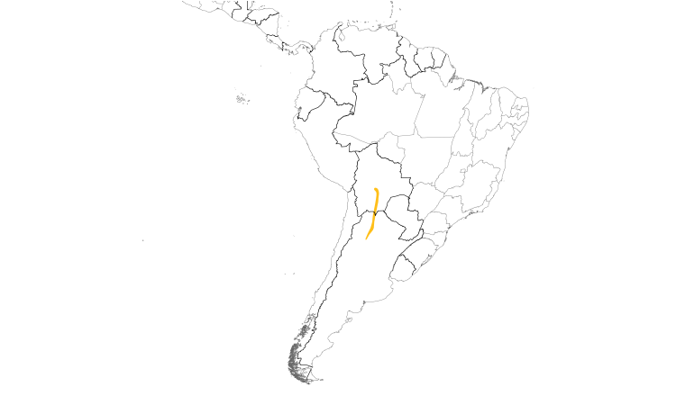 Range Map (South): Montane Forest Screech-Owl