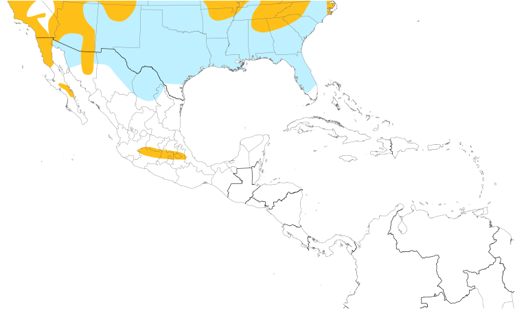 Range Map (Central): Song Sparrow
