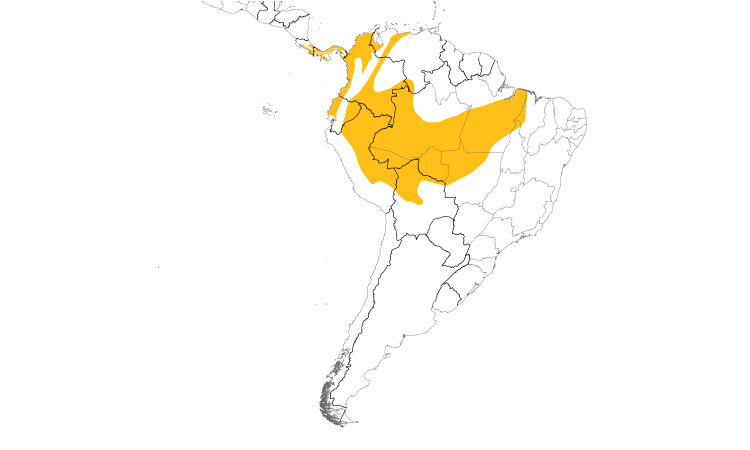 Range Map (South): Scaly-breasted Wren