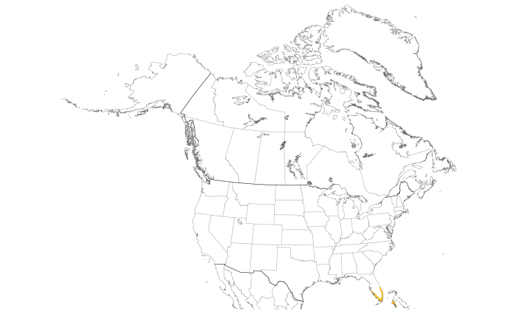 Range Map (North): Shiny Cowbird