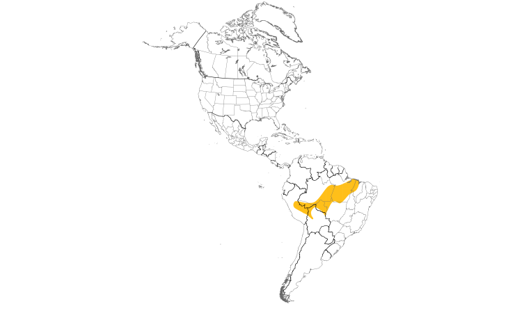 Range Map (Americas): Scaled Ground-Cuckoo
