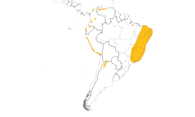 Range Map (South): Southern Pochard