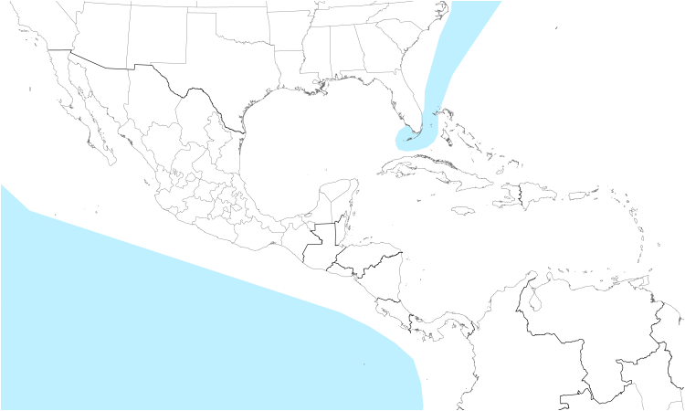 Range Map (Central): Band-rumped Storm-Petrel