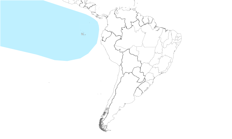 Range Map (South): Band-rumped Storm-Petrel