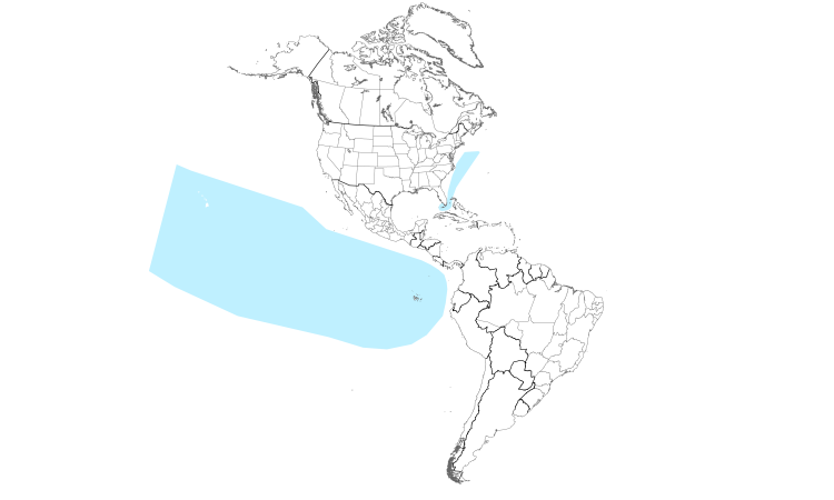 Range Map (Americas): Band-rumped Storm-Petrel