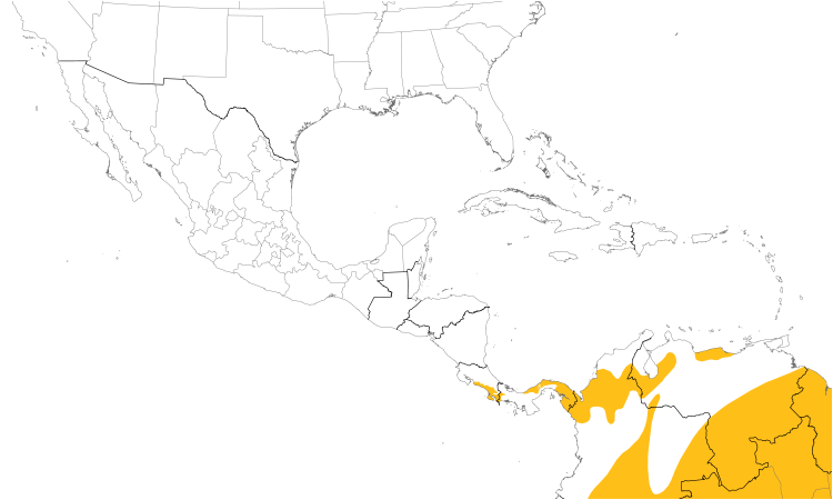 Range Map (Central): Marbled Wood-Quail