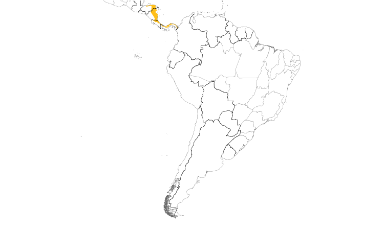 Range Map (South): Rufous-fronted Wood-Quail