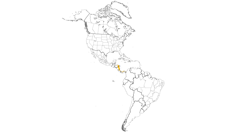 Range Map (Americas): Rufous-fronted Wood-Quail