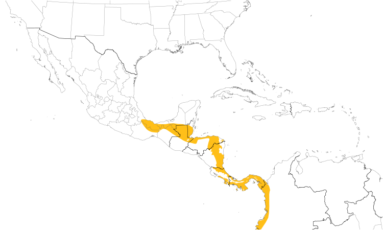Range Map (Central): Thick-billed Seed-Finch