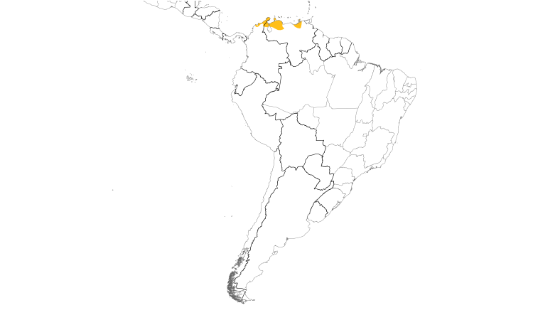 Range Map (South): Bare-eyed Pigeon
