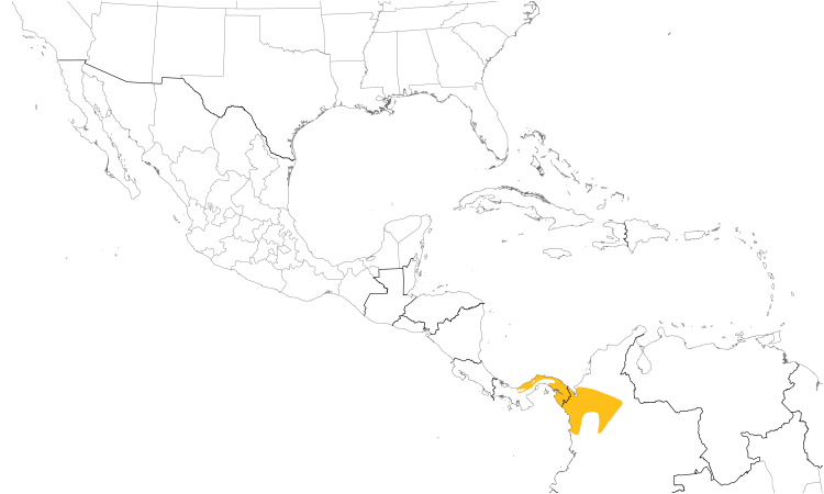 Range Map (Central): Slaty-winged Foliage-gleaner