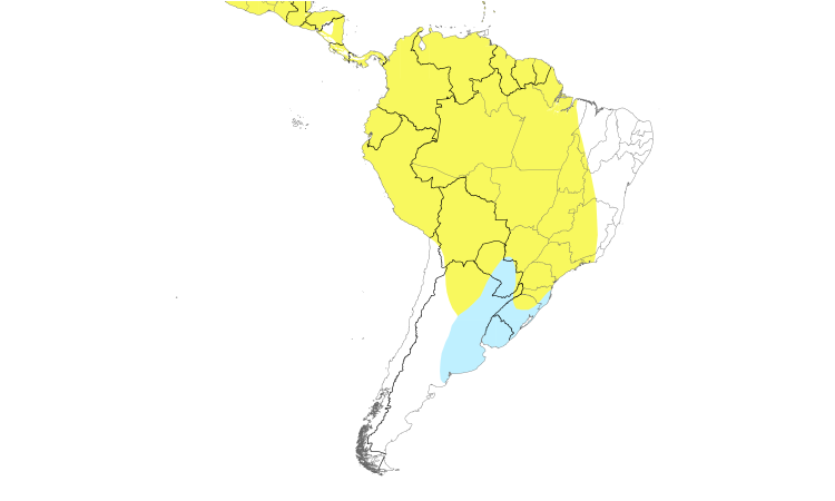 Range Map (South): American Golden-Plover