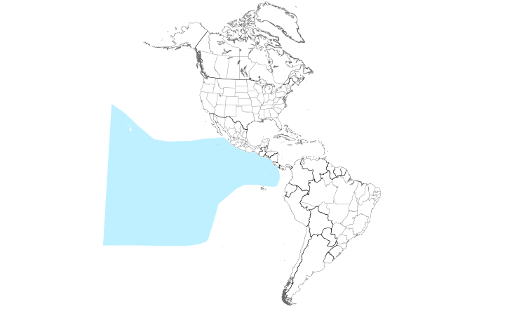 Range Map (Americas): Wedge-tailed Shearwater