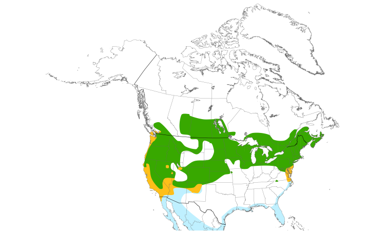 Range Map (North): Virginia Rail