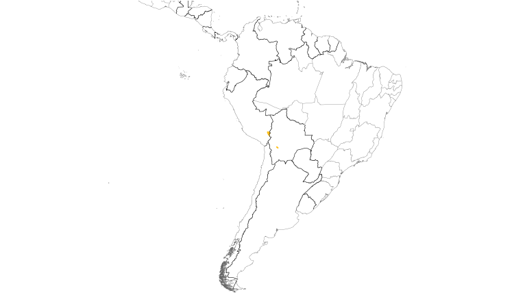 Range Map (South): Titicaca Grebe