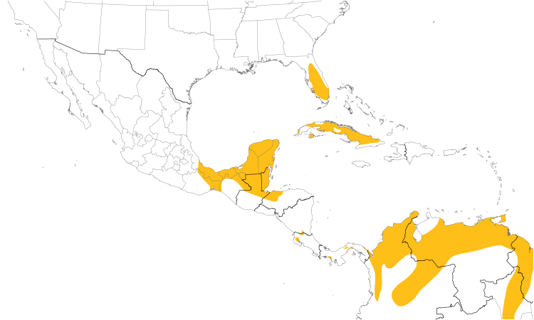 Range Map (Central): Snail Kite