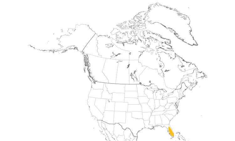 Range Map (North): Snail Kite