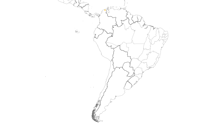 Range Map (South): Brown-rumped Tapaculo