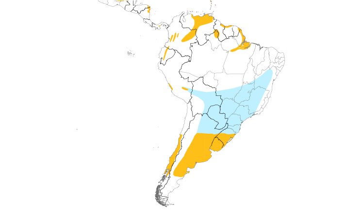 Range Map (South): Grassland Yellow-Finch