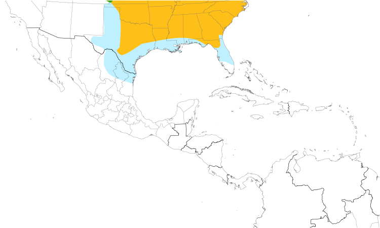 Range Map (Central): Field Sparrow
