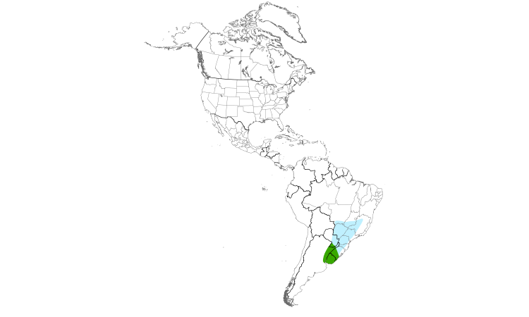 Range Map (Americas): Marsh Seedeater